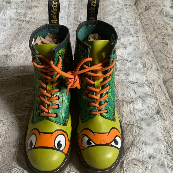❌SOLD❌ |RARE | Dr Martens Mikey Boots |TMNT| EUC | Men Size 9 |Women size 10 | - Picture 11 of 11
